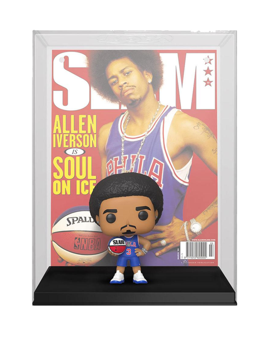 Figura POP! + Cover Allen Iverson NBA Edición Slam Magazine 9 cm
