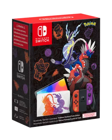 Nintendo Switch OLED Pokémon Escarlata/Púrpura Edición Limitada