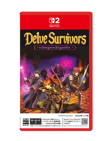Carátula de Delve Survivors: A Dungeon Roguelike (Multi-Language) (Import) para Switch 2 (edición PAL España)