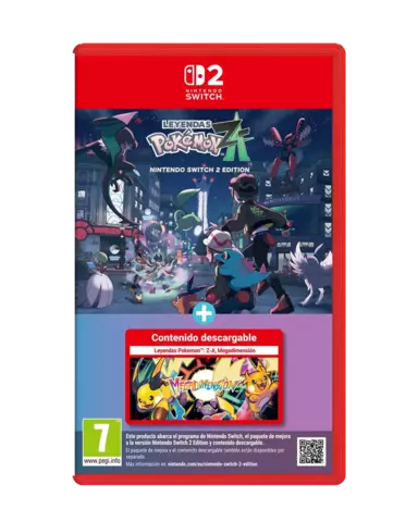 Carátula de Pokémon Leyendas Z-A + Expansión Mega Dimensión para Switch 2 (edición PAL España)