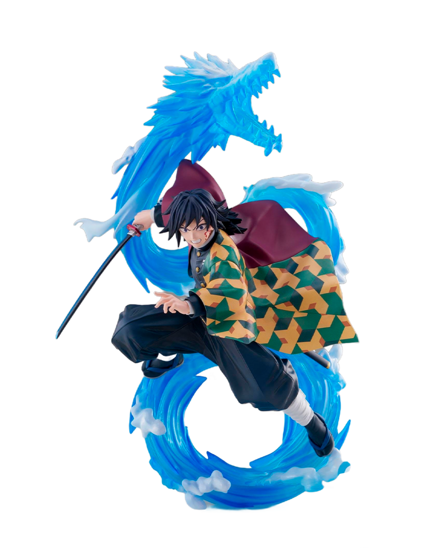 Figura giyu tomioka demon slayer: kimetsu no yaiba constant flux figurizma sega