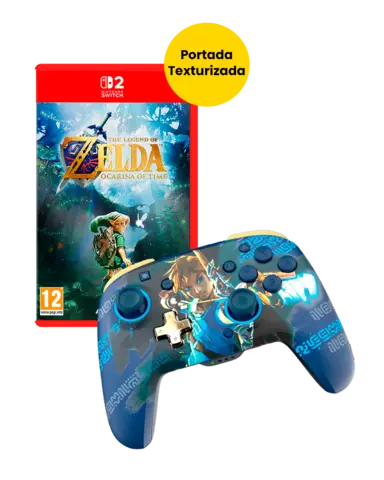 The Legend of Zelda: Ocarina of Time + Mando Inalámbrico Rematch Glow Link Zelda 