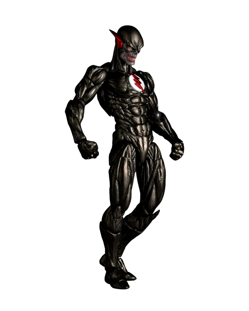 Figura black flash dc comics revoltech a.y. kaiyodo