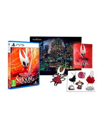 Carátula de Hollow Knight: Silksong para PS5 (edición PAL España)