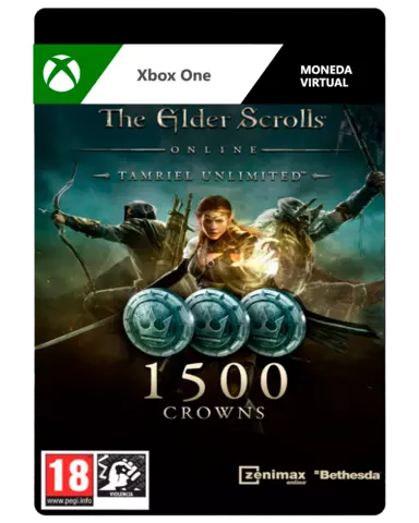Comprar The Elder Scrolls Online 1500 Crowns Edición Tamriel Unlimited Xbox One 1500 Monedas