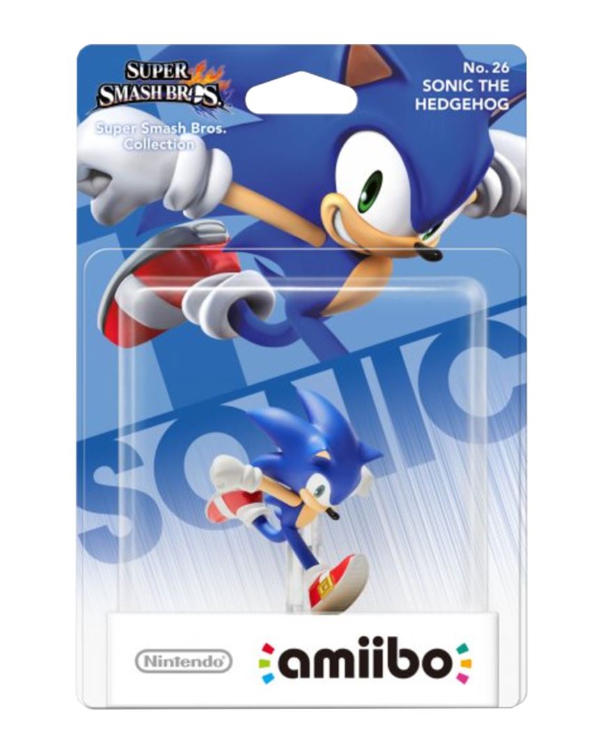 Figura amiibo sonic the hedgehog (serie ssb)