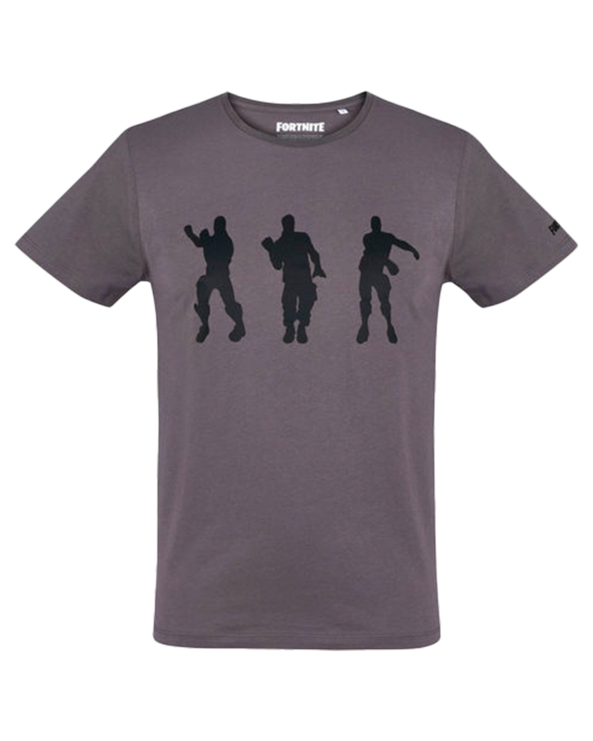 Camiseta fornite floss dance gris oscuro - talla xxl