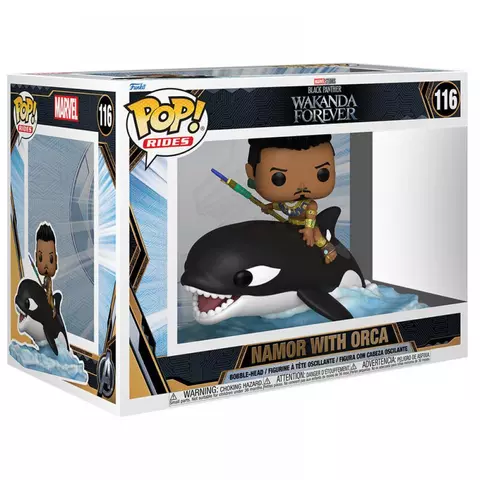 Comprar Figura POP! Namor with Orca Black Panther Wakanda Forever Marvel 10cm Figuras