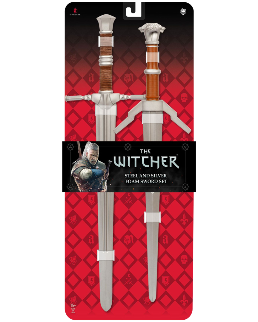 Réplicas Espadas Acero y Plata The Witcher escala 1:1