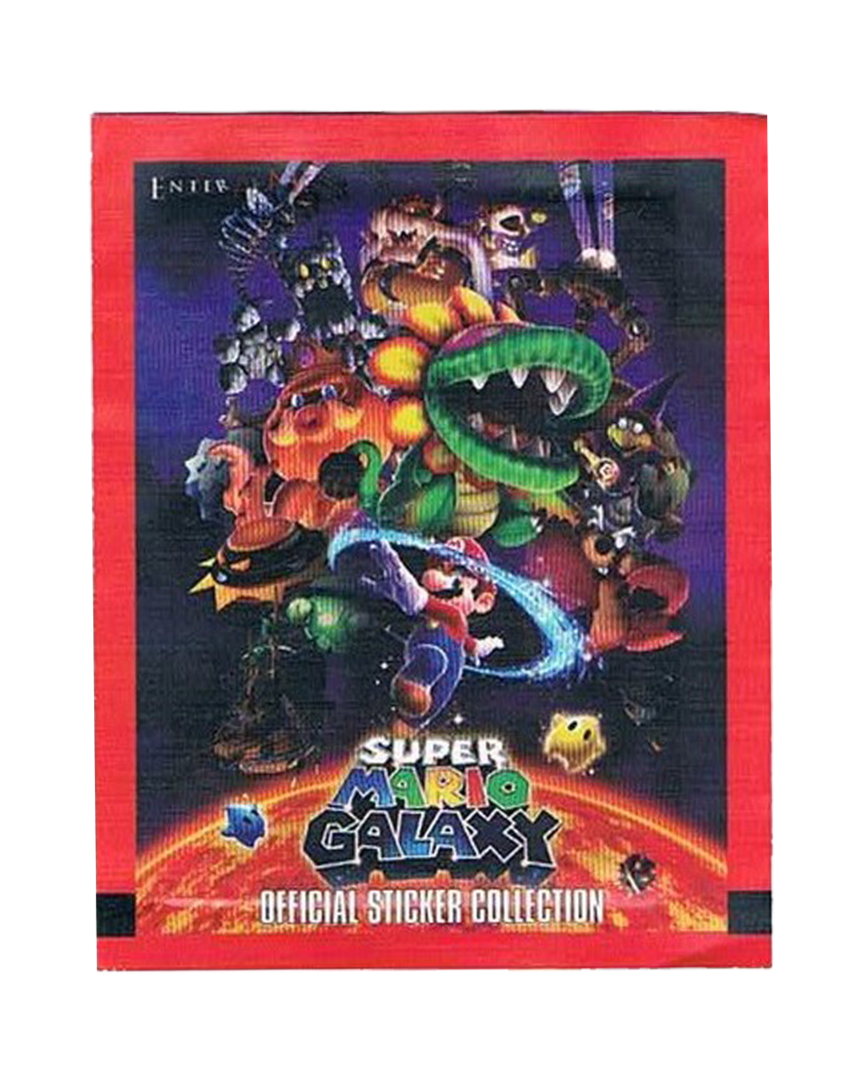 Sobre 5 pegatinas super mario galaxy
