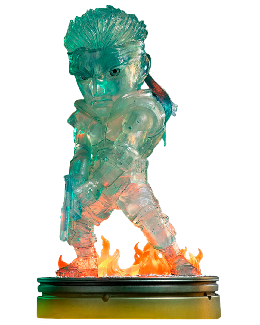 Figura solid snake metal gear solid stealth camouflage 20cm