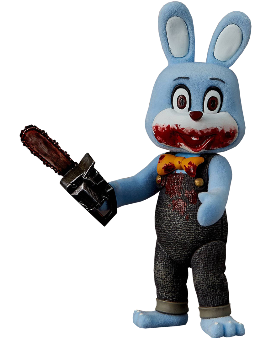Figura robbie the rabbit azul silent hill 3