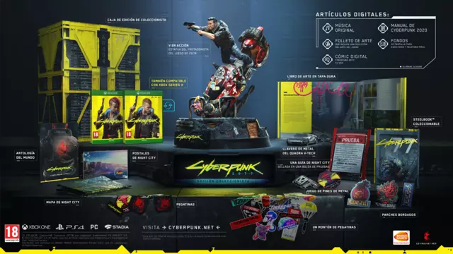 Comprar Cyberpunk 2077 Edición Coleccionista Xbox One Coleccionista