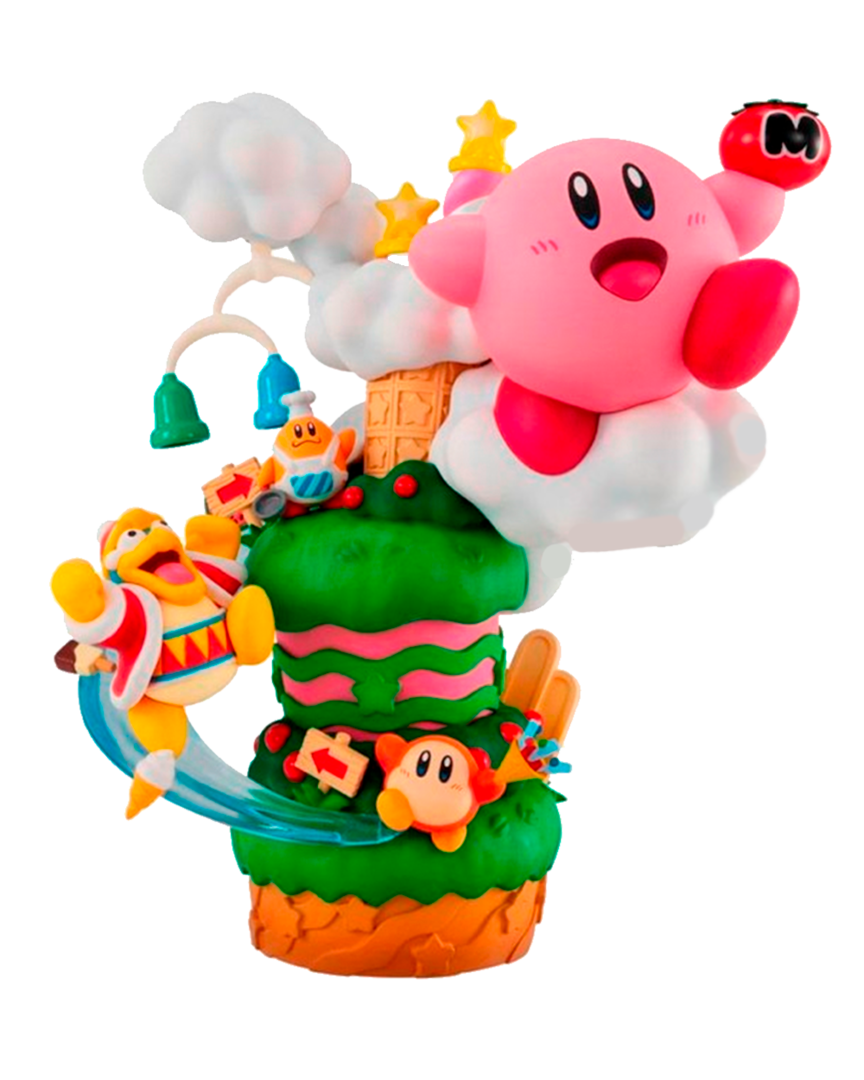 Estatua Kirby Super Star Gourmet Race 18 cm