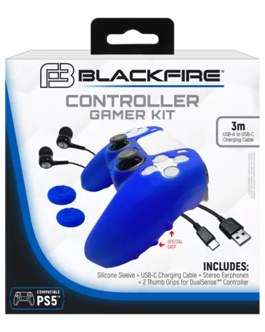 Comprar Kit Mando Gamer 5 en 1 Blackfire PS5