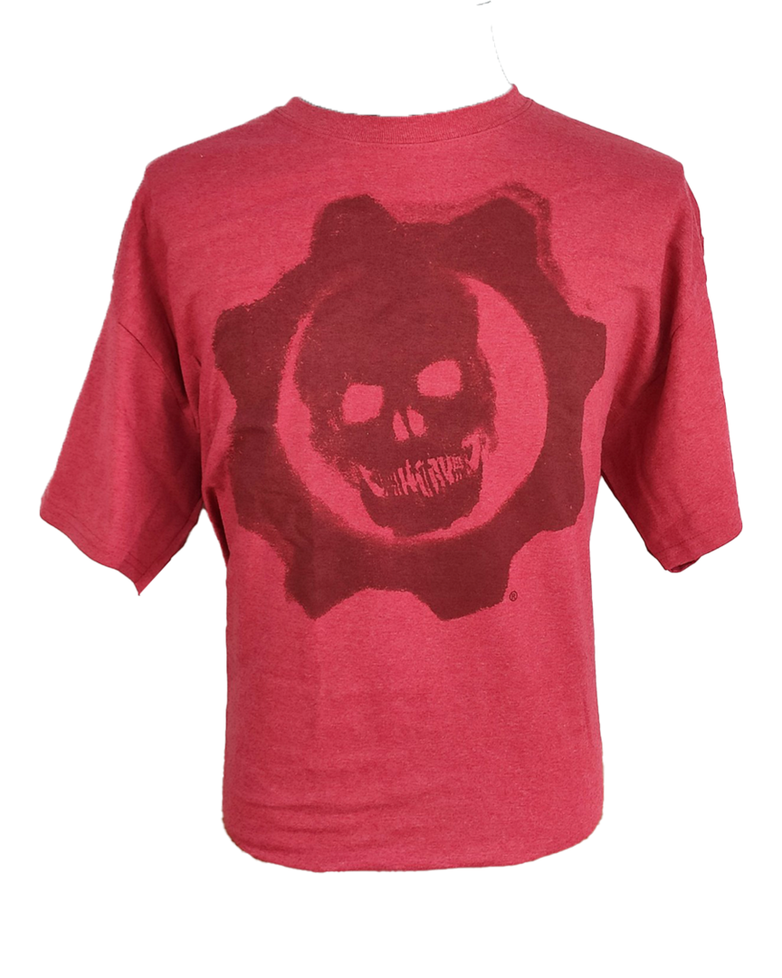 Camiseta roja tee gears of war  talla m