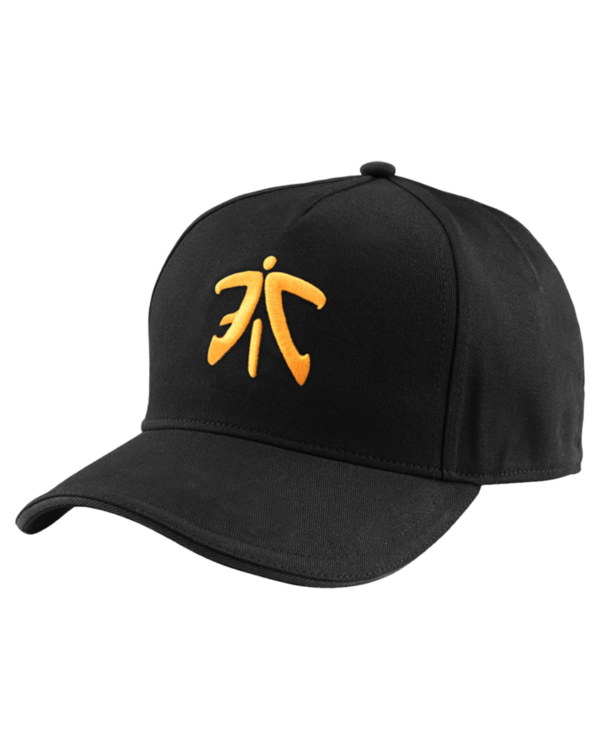 Gorra Negra Fnatic Logo Naranja