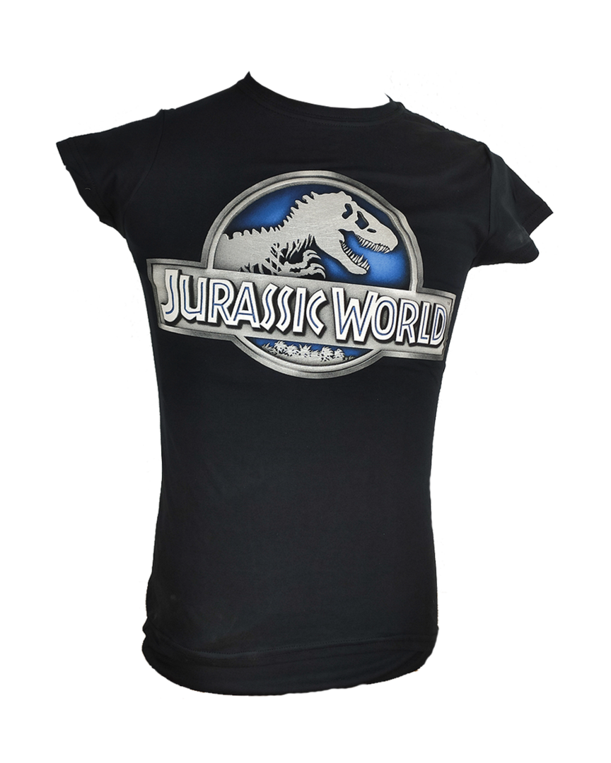 Camiseta Negra Mujer Jurassic World Talla M