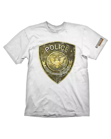 Camiseta Blanca Police Battlefield Hardline Talla L