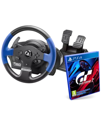 Comprar Gran Turismo 7 + Volante Thrustmaster T150 RS  PS4 Pack Volante T150 RS