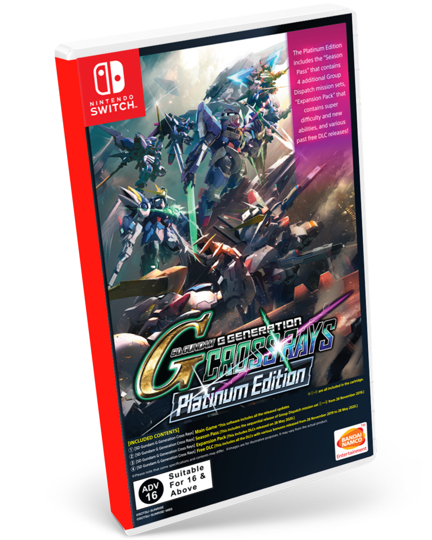 SD Gundam G Generation Cross Rays Edición Platinum