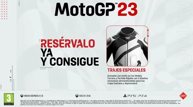 DLC " Pack Trajes Especiales" - MotoGP 23 Xbox