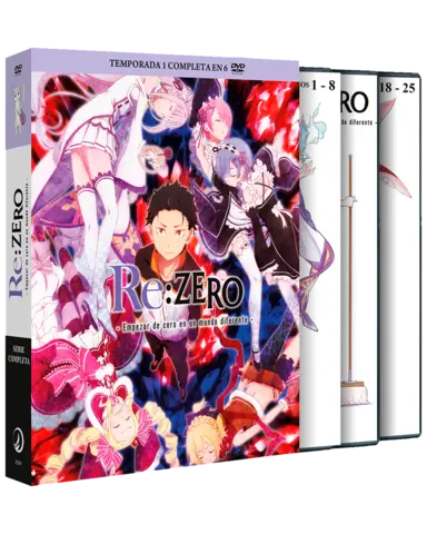 Comprar Re Zero Serie Completa DVD Coleccionista DVD