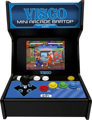 Comprar Consola Mini Arcade Bartop VISCO 12 juegos Arcade Atari Micro Player