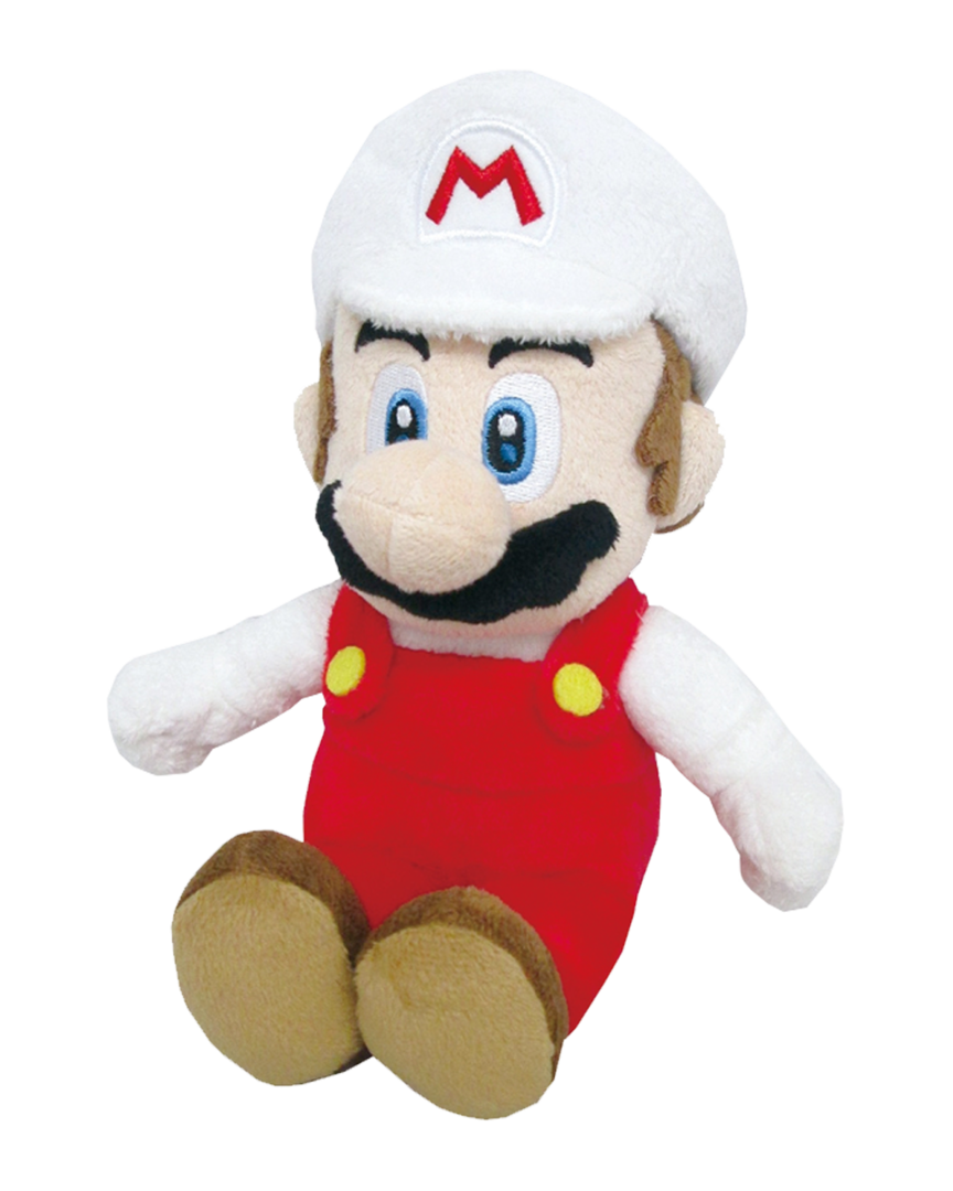 Peluche mario fire super mario 24 cm