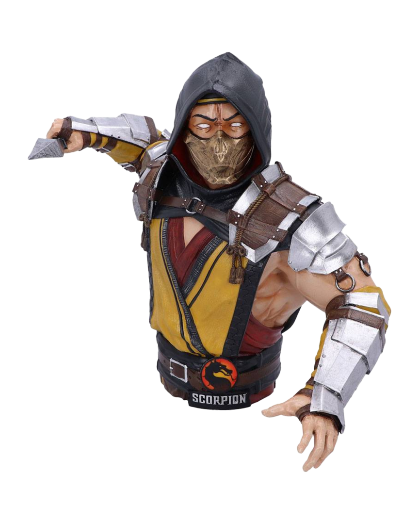 Busto scorpion mortal kombat 30 cm