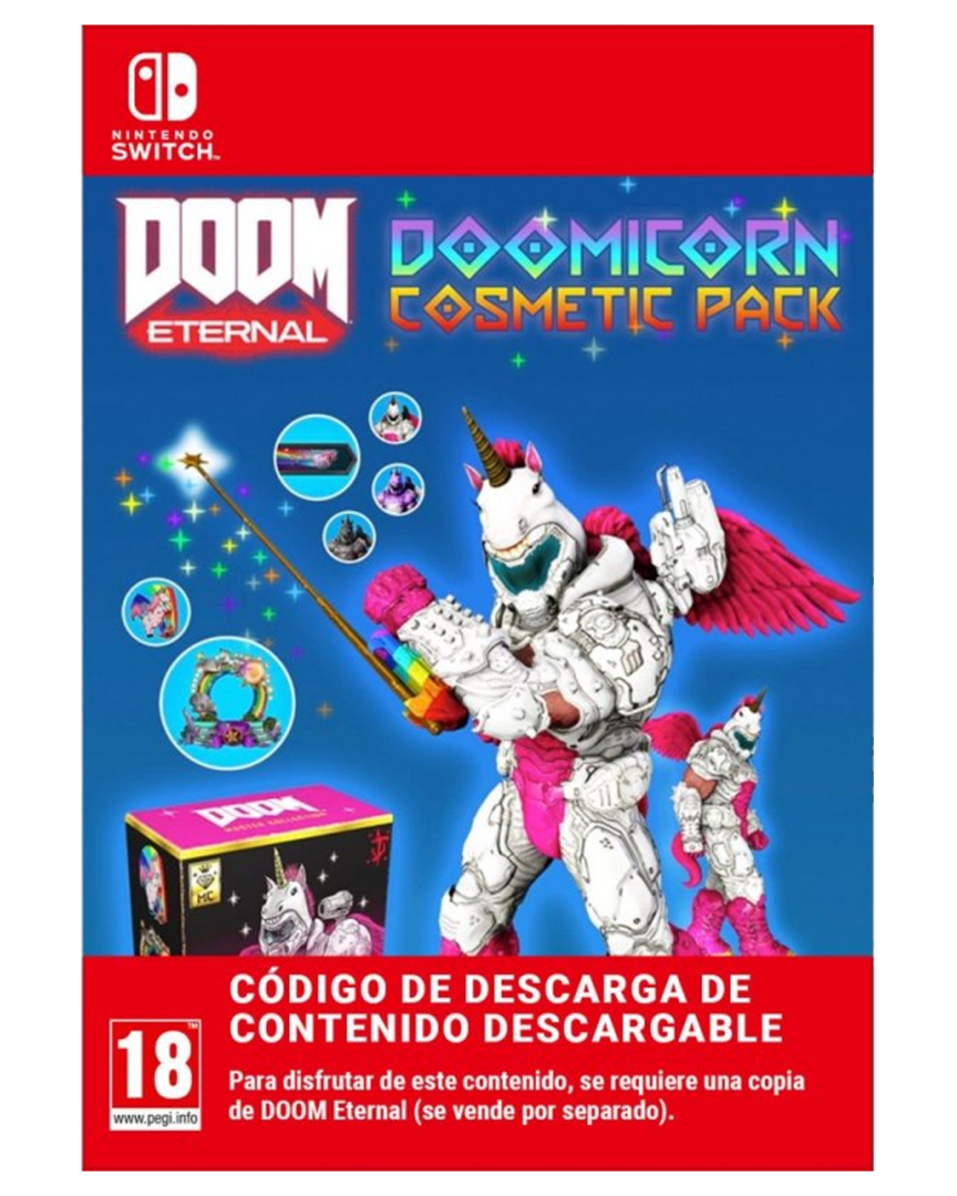 Doom eternal pack cosmético doomicorn master collection
