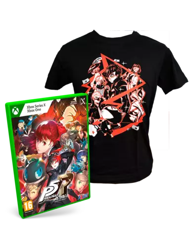 Reservar Persona 5 Royal + Camiseta Persona 5 Talla L - Xbox Series, Xbox One, Pack + Camiseta Talla L