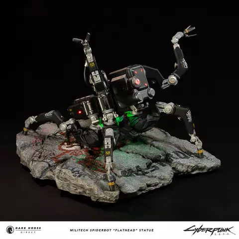 Comprar Estatua Militech Spiderbot “Flathead” Cyberpunk 2077 25 cm Figuras screen 1