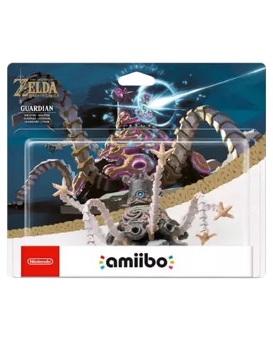 Comprar Pack Figura Amiibo Guardian (Serie Zelda) + Funda Deluxe The Legend of Zelda Edición Guardián  Figuras amiibo
