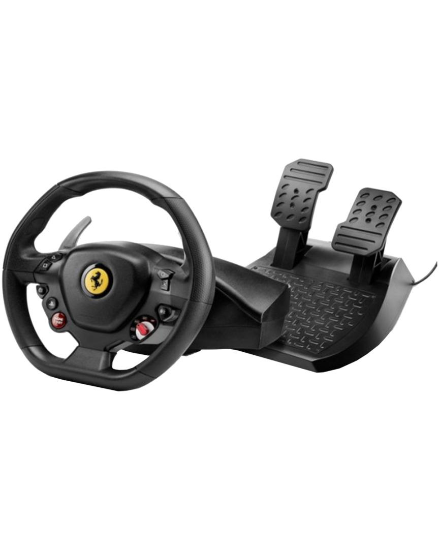 Volante Thrustmaster T80 RW Ferrari 488 GTB Oficial PlayStation