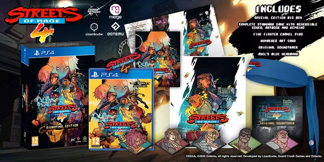 Comprar Streets of Rage 4 Edición Signature PS4 Coleccionista
