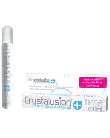 Desinfectante para Pantallas Crystalusion + Active Bacteria Protection