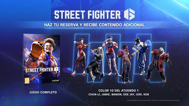 DLC Contenido Adicional - Street Fighter 6 - PlayStation 5