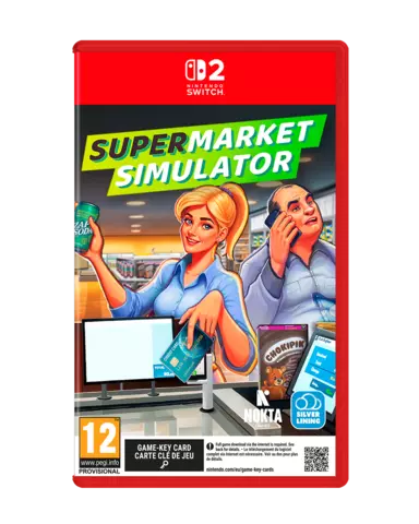 Carátula de Supermarket Simulator para Switch 2 (edición PAL España)
