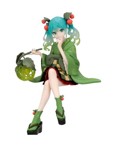 Figura Hatsune Miku Flower Fairy Winter Cherry Green Color Ver. Noodle Stopper Furyu