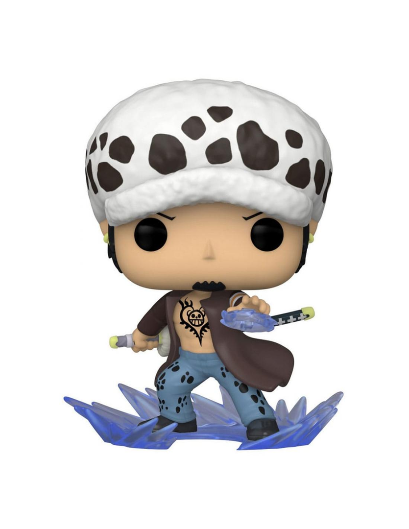Figura pop! one piece - trafalgar law w/chase - special edition