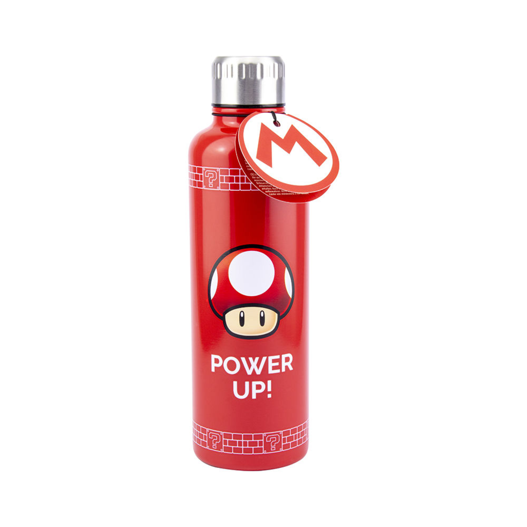 Botella power up super mario con licencia oficial
