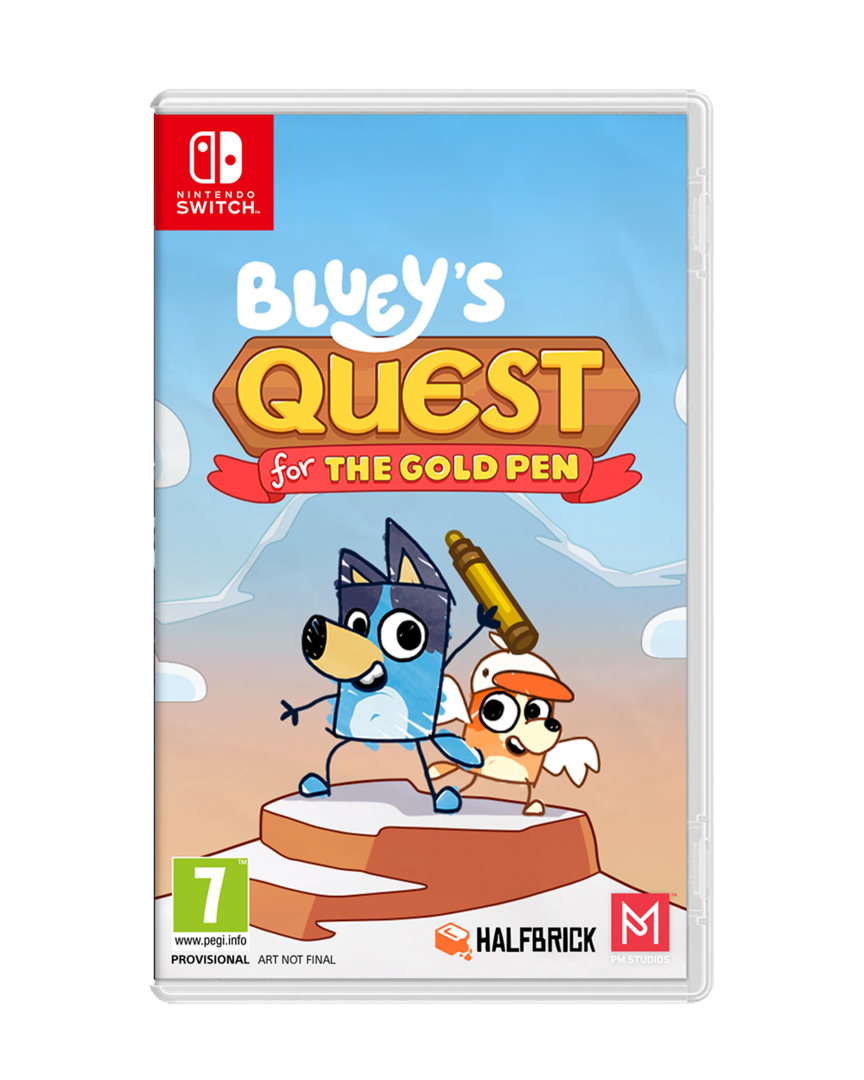 Bluey's quest for the gold pen