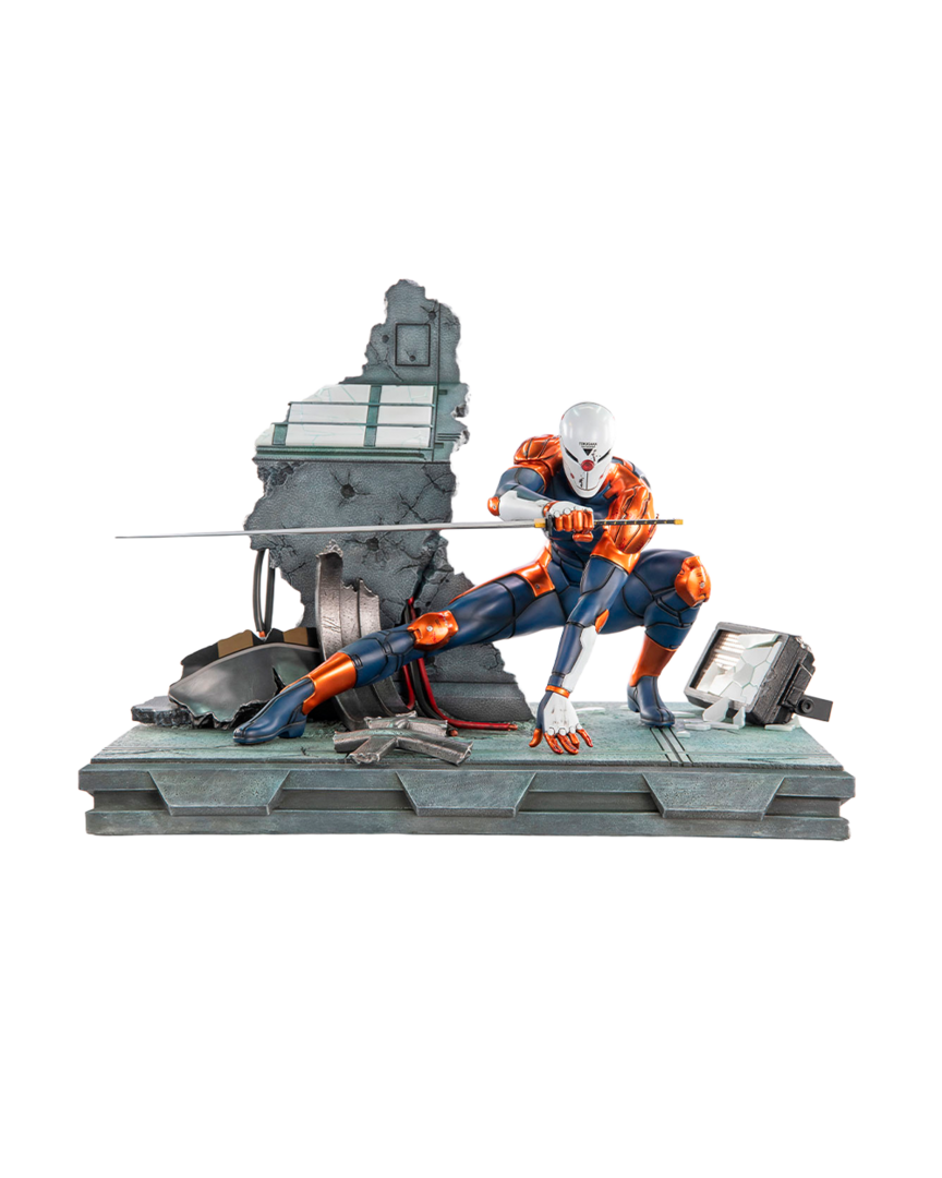 Estatua resina cyborg ninja (gray fox) metal gear solid first 4 figures