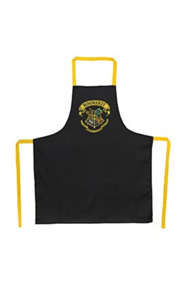 Delantal negro escudo hogwarts harry potter packaging carton