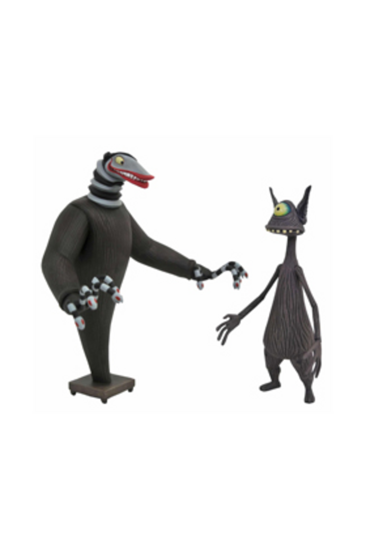 Creature & cyclops pack 2 figuras the nightmare before christmas previews exclusive