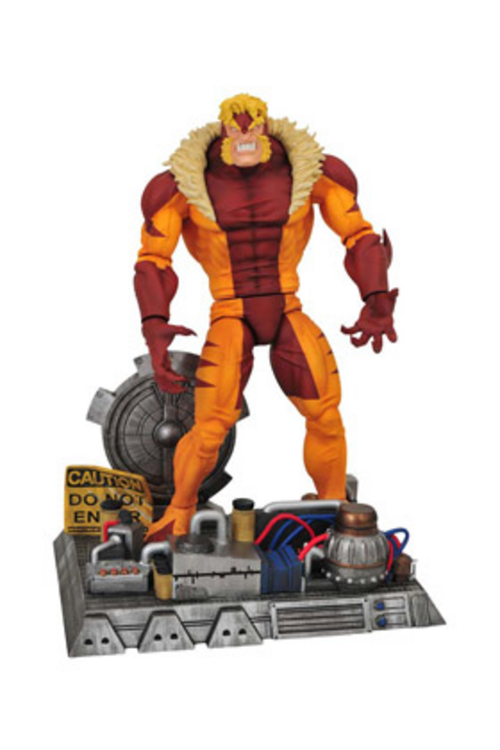 Dientes De Sable Figura 18 cm X-Men Marvel Select Re-Run