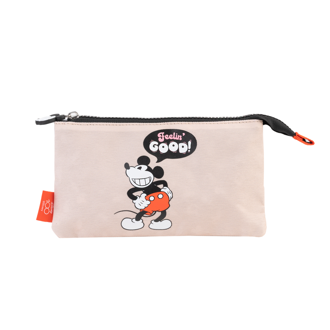 Grupo Erik Mickey Estuche Escolar 3 Compartimentos Disney