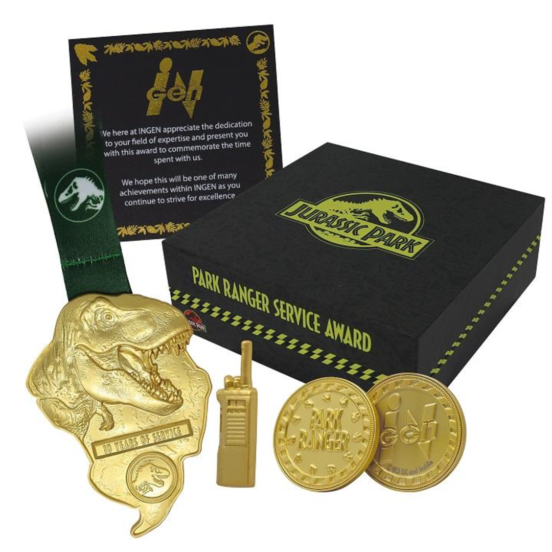 Kit premium box jurassic park ranger service edicion limitada
