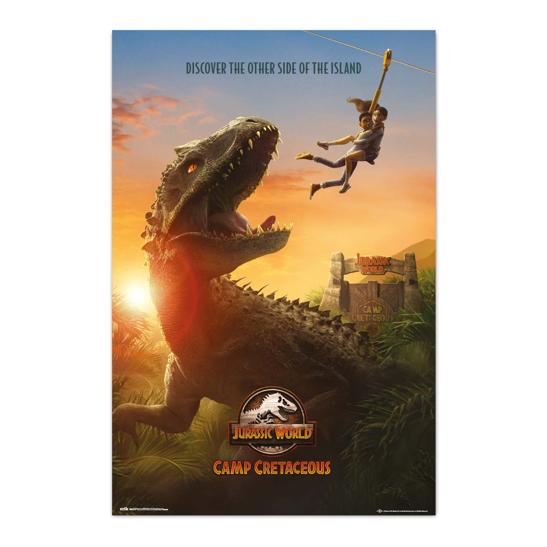 Poster jurassic world camp cretaceous